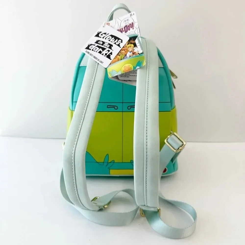 SCOOBY DOO Loungefly Mystery Machine Mini‎ Backpack GLOW IN THE DARK - Picture 4 of 4